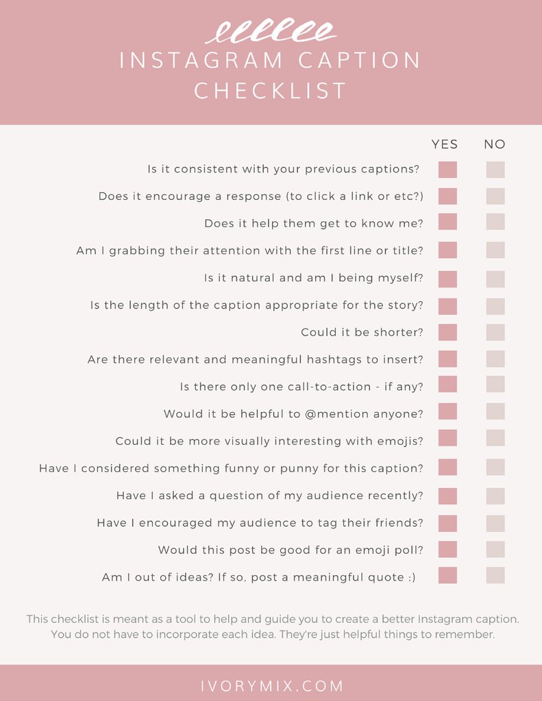 Checklist