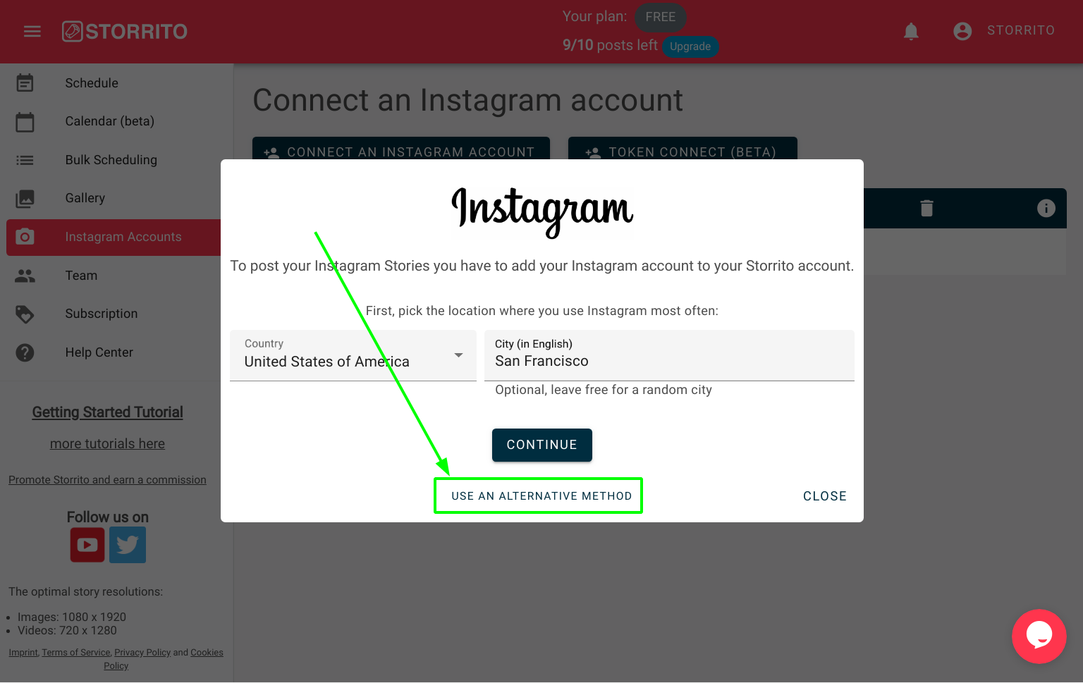 How to get the instagram sessionid cookie storrito blog