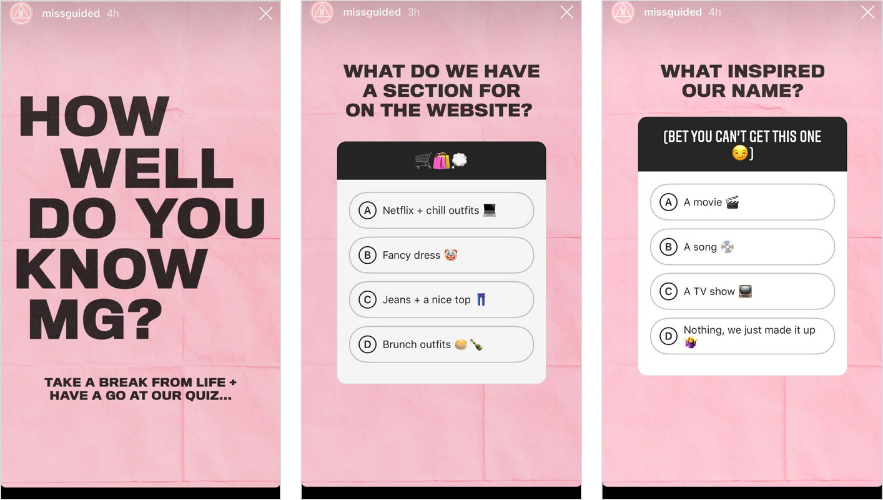 4 Ideas For Using The Quiz Sticker On Instagram Stories Storrito Blog